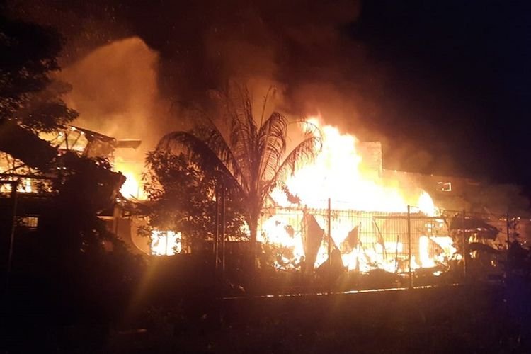 Kebakaran Rumah di Bangka Jaksel, 600 Jiwa Mengungsi