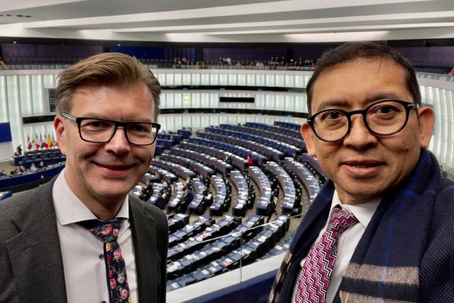 Fadli Zon di Parlemen Eropa: Agresi Israel di Gaza Adalah Praktik NAZI di Era Modern