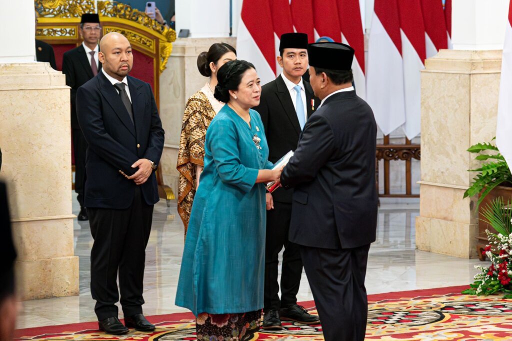 Hadiri Pelantikan Menteri Kabinet Prabowo, Puan Tekankan Bersama-sama Bangun Bangsa