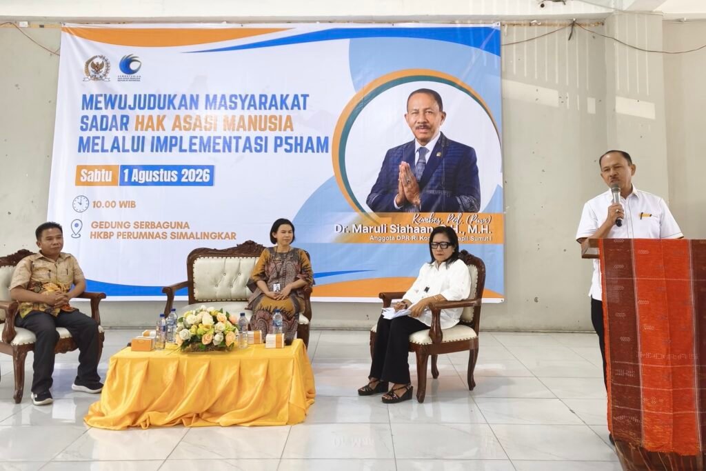 Hadiri P5HAM di Medan, Maruli Siahaan Ingatkan Penghormatan HAM Harus Dimulai dari Kehidupan Sehari-hari